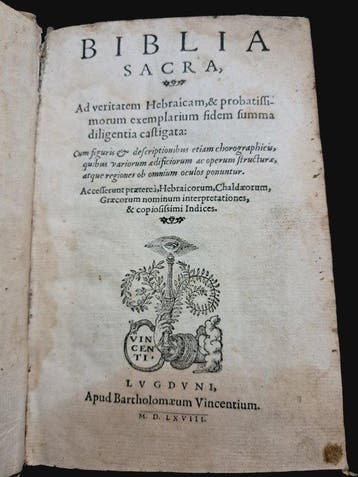 Biblia Sacra: Ad veritatem Hebraicam & probatissimorum