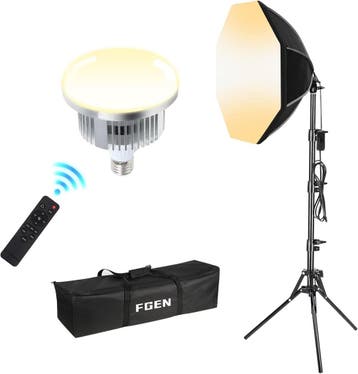 Softbox LED 60W 50cm | Retour deal -34% | Sla nu toe!, Verzenden, Lamp of Flitsset
