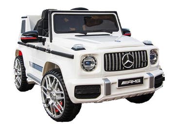 Mercedes G63 AMG, 12 volt kinderauto met Lithium accu, rubbe, Kinderen en Baby's, Ophalen of Verzenden, Nieuw