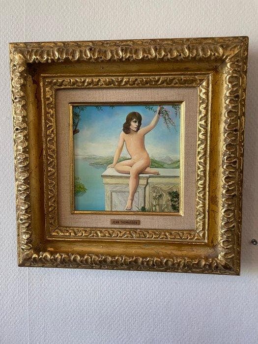 Jean Tomassen (XX) - Young love, Antiek en Kunst, Kunst | Schilderijen | Modern