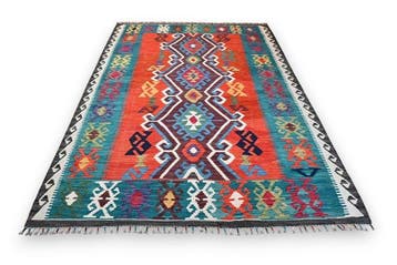 Kilim multicolore - inutilisé - Tapis - 235 cm - 170 cm -