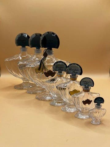 Parfumfles (12) - Glas - Guerlain Shalimar Bat, Antiek en Kunst
