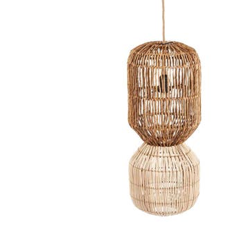 Bazar Bizar De Chemchem Hanglamp - Naturel - M - Ongebruikt, Verzenden, Zo goed als nieuw, Overige materialen, Minder dan 50 cm