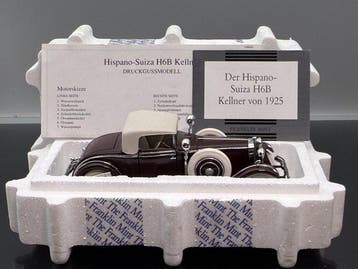 Franklin Mint 1:24 - Voiture miniature - 1925 Hispano-Suiza, Antiquités & Art