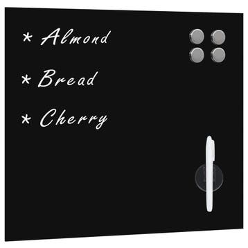 vidaXL Magneetbord voor aan de wand 60x60 cm glas, Verzenden, Nieuw in verpakking