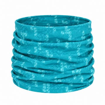 Haarband Multifunctioneel 45x25cm - Blok Patroon - Blauw, Nieuw