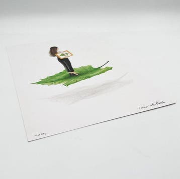 Coco de Paris - Woman flying on a leaf