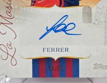 2024/25 Topps La Masia Foundations 1/25 Ferrer Gesigneerde, Nieuw