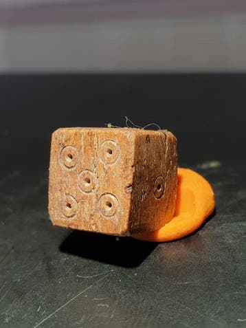 Oud-Romeins, Keizerrijk Been Dice - 12 mm (Zonder
