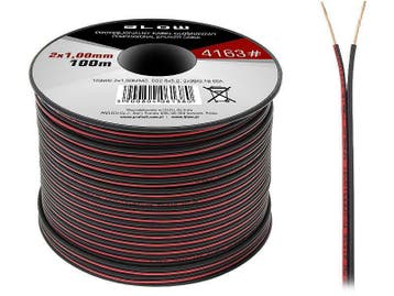 kabel 2 x 1.00 mm2 rol van 100 meter, Doe-het-zelf en Bouw, Elektriciteit en Kabels, Verzenden, Nieuw, Kabel of Snoer