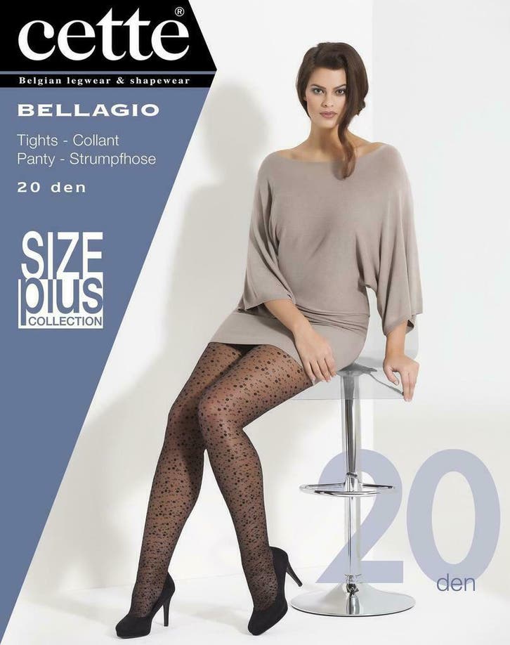 Panty Bellagio Cette 20den stippen maat 56/58, Kleding | Dames, Leggings, Maillots en Panty's, Verzenden
