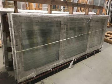PVC Raam,Kozijn Vast-Draaikip-Vast of Draaikip-vast-Draaikip, Kunststof, Dakkapel, 225 cm of meer, Nieuw