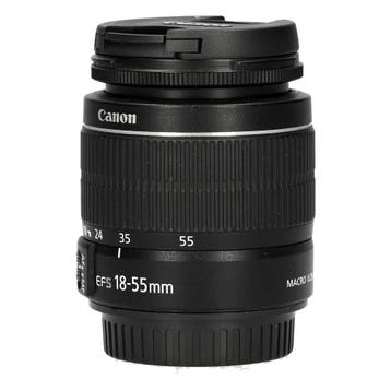 Canon EF-S 18-55mm f/3.5-5.6 III met garantie, Ophalen of Verzenden, Gebruikt