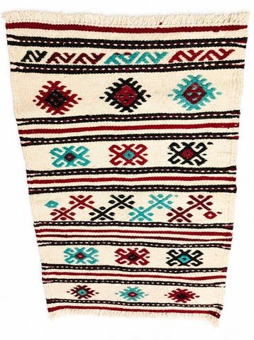 Kelim - 100 cm - 59 cm - Kilim turc fin