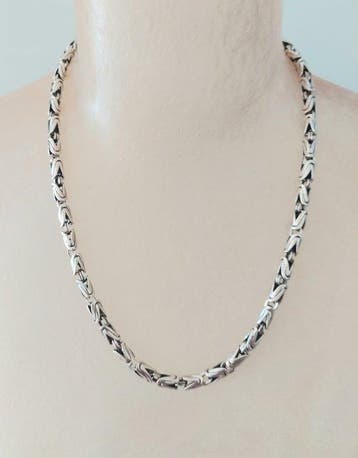 Zonder minimumprijs - Halsketting Zilver, Handtassen en Accessoires, Kettingen, Nieuw