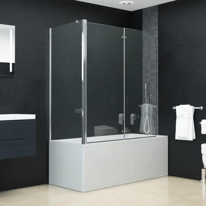 vidaXL Douche klapwand 120x68x130 cm ESG, Bricolage & Construction, Sanitaire, Envoi