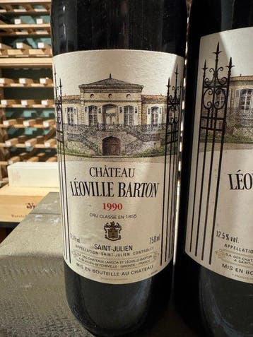 2000 x2, 1990 Château Léoville Barton - Saint-Julien 2ème, Verzamelen, Wijnen, Nieuw