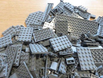 Lego Briques - 1000 stuks Lego Stenen Dark Bluish Gray in