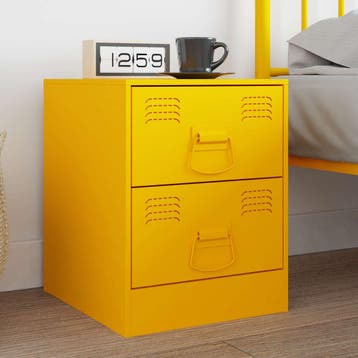vidaXL Kast Handvatten 12 st Mosterdgeel 85 x 45 mm Metaal, Verzenden, Nieuw