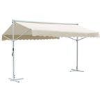 vidaXL Luifel vrijstaand 4x3 m crème, Verzenden, Nieuw