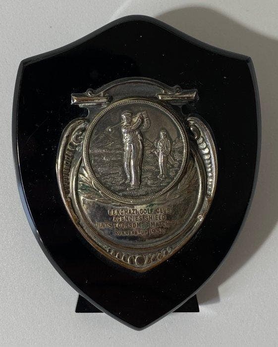 Lotto van 3 Historische Vintage-Golftrofeeën – Benghazi Golf, Collections, Collections Autre