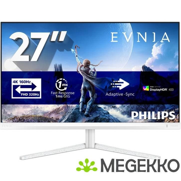 Philips Evnia 5000 27M2N5901A/00 27  4K 160Hz / FHD 320Hz, Computers en Software, Overige Computers en Software, Nieuw, Verzenden