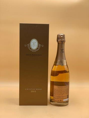 2015 Louis Roederer, Cristal Rosé - Champagne - 1 Fles (0,75, Verzamelen, Nieuw