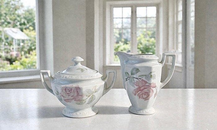 Rosenthal - Ontbijtservies (15) - Porselein, Antiek en Kunst, Antiek | Meubels | Tafels