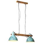 vidaXL Hanglamp 25 W E27 85x28x109 cm verweerd blauw, Verzenden, Nieuw