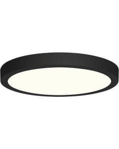 LED Downlight – 18W – 4200K – Rond – Ø225mm – Mat Zwart Alum, Verzenden