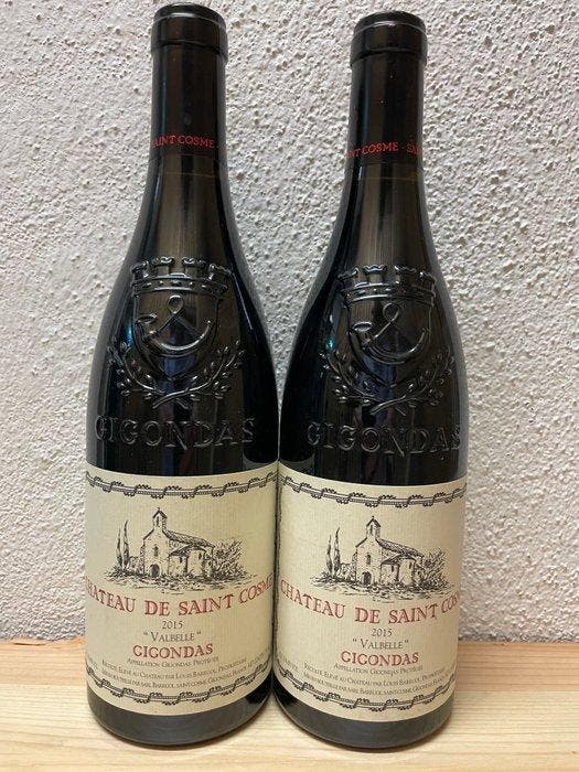 2015 Chateau de Saint Cosme, Gigondas, Valbella - Côte Rotie, Collections, Vins