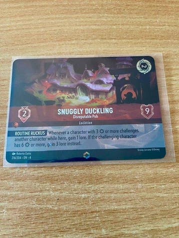 Ravensburger - 3 Card - Disney Lorcana - Location 216/204,