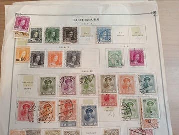 Luxembourg 1897/1973 - Collection de timbres et blocs