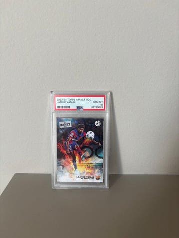 2023/24 Topps Lamine Yamal Rookie-kaart - PSA 10 - 1 Graded, Verzamelen, Nieuw