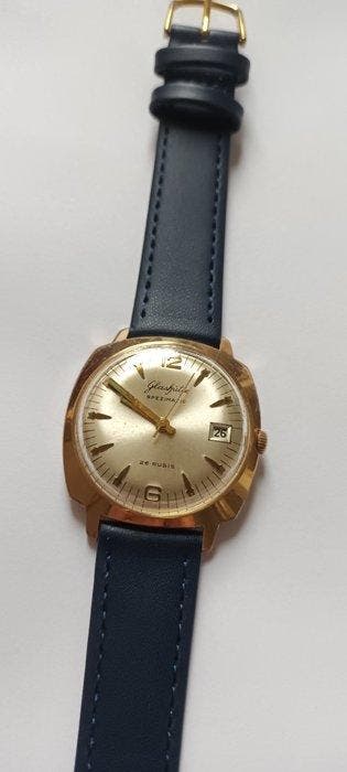 GUB GLASHUTTE spezimatic cal . 74 - jumbo - gold - plated -, Nieuw