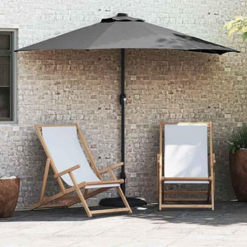 vidaXL Tuinparasol 294 x 150 x 224 cm Polyester en Staal, Verzenden, Nieuw