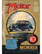 1938 THE MOTOR MAGAZINE 1920 ENGELS, Nieuw