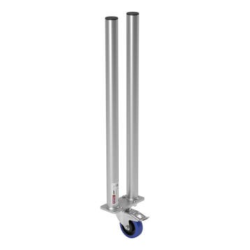 FORTEX STAGE750 dubbele poot met zwenkwiel/rem podiumhoogte, Verzenden, Nieuw