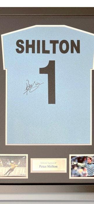 England - Signed by Peter Shilton - T-shirt
