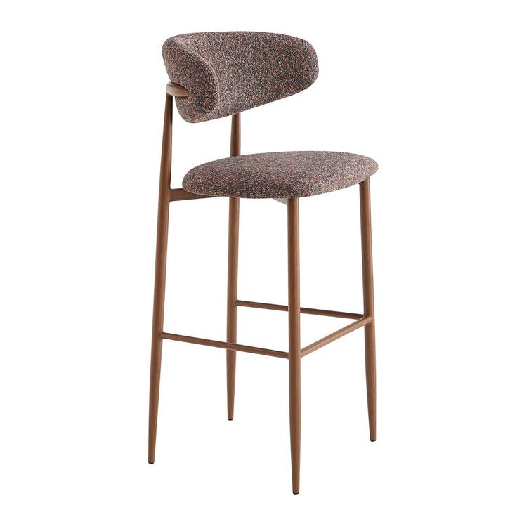 Nieuwe Barstoel Bonnie - Rood/Blauw, Huis en Inrichting, Barkrukken, Ophalen