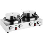 Wafelijzer | Dubbel | Belgische Wafels (Ø180mm) |, Verzenden, Nieuw in verpakking