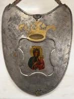 Icoon - Zwarte Madonna van Czstochowa - Metaal - Militaire