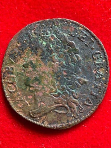 Ierland. James II (1685-1688). 1 Shilling 1689 / December