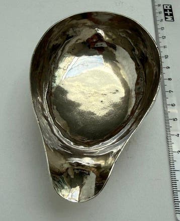 Beker - .925 zilver - Papschuitje, Antiek en Kunst