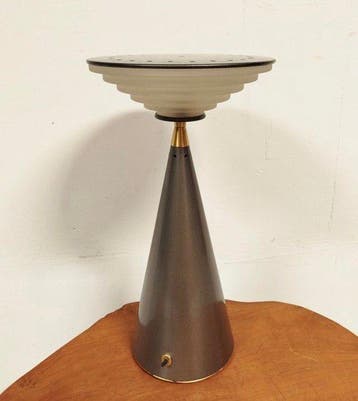 Stilnovo - Asahara Sigheaki - Lamp - ziggurat - Opaline glas