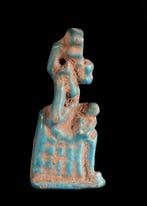 Égypte ancienne, période tardive Faience Amulette dIsis