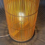 Lamp - Bamboe - Vloerlamp van gevlochten bamboe/riet