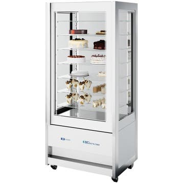 Koelvitrine | CRISTAL TOWER | 718L | RVS/Wit | +1°C/+10°C |, Verzenden