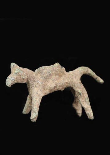 Bronstijd Brons Paardenbeeldje (Zonder minimumprijs), Antiek en Kunst