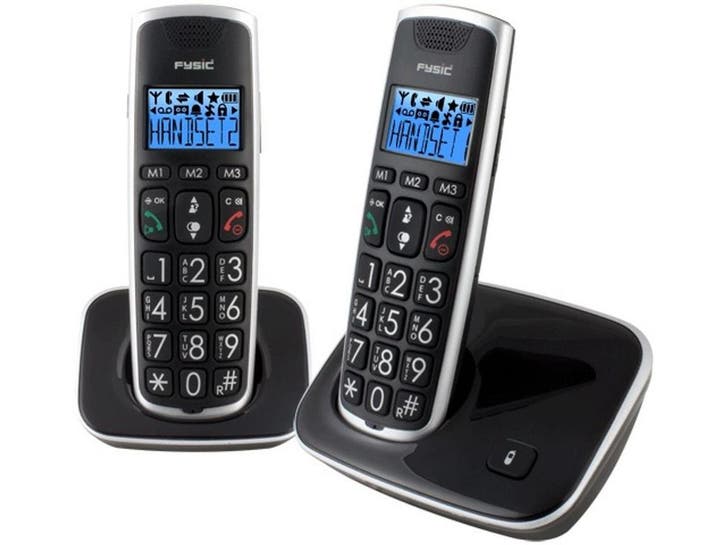 Fysic FX-6020 - DECT-telefoon - Groot verlicht display - (2, Telecommunicatie, Vaste telefoons | Handsets en Draadloos, Zo goed als nieuw